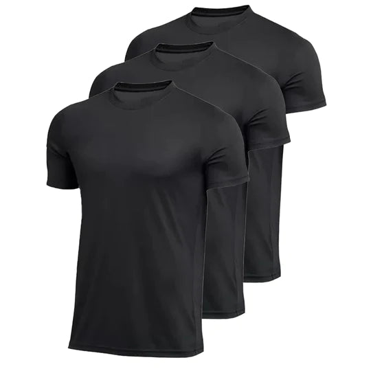 Kit 3 Camisas DryFit  Anti-Suor e Anti Odor