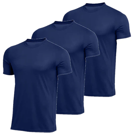 Kit 3 Camisas DryFit  Anti-Suor e Anti Odor